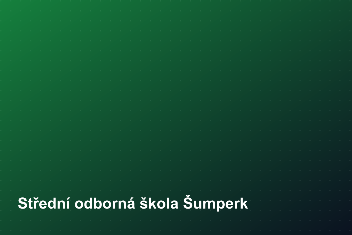 Střední odborná škola Šumperk